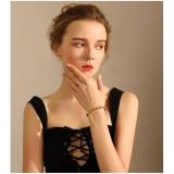 4MM 18K Rose Gold Classic Signature Ring Couple Ring Does Not Fade Ring