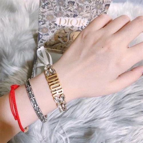 Letter Bracelet Female Brass Wind Open Bracelet Jewelry