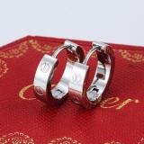New Card Home Earrings Men And Women Temperament Hypoallergenic Couple Circle Ring Stud Fashion Ear