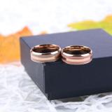 Titanium Steel Ring Women's Fashion Simple Plain Ring Stainless Steel Men's Ring Couple Ring