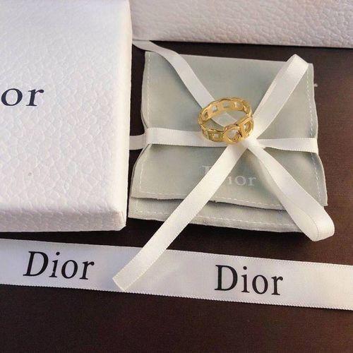 Ring Letter Ring Women's Ring Fashion Brass Material Ring