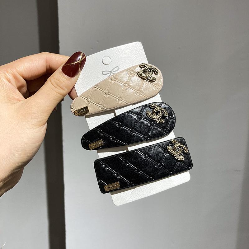 New Leather Luxury Hairpin In Autumn And Winter