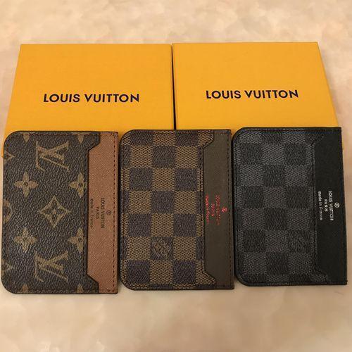 New Designer Mens Business Purses Classic Monogram Fashion Casual Credit Card Id