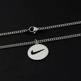 New Double Layer Necklace Ins Titanium Steel Hiphop Hook Necklace Fashion Street Cool Necklace