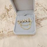 New Letter Chain Pin Brooch Autumn And Winter Coat Hat Suit Suit Skirt Bag Decoration Pin High