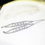 New Sleek Minimalist Diamond Necklace Bracelet