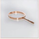 Classic Screwdriver Steel Couple Love Bracelet With diomond