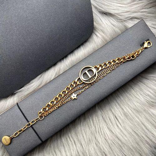 Fashion New 3 Layers Retro Bracelet Necklace