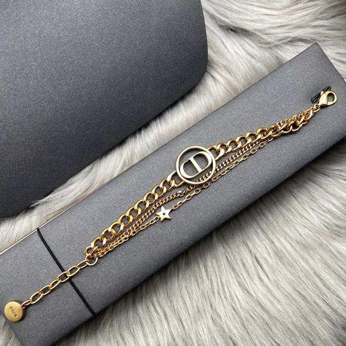 Fashion New 3 Layers Retro Bracelet Necklace