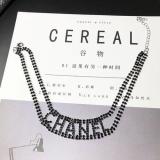 New Sleek Minimalist Diamond Necklace Bracelet