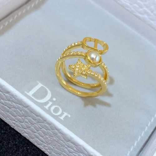 Open Ring Letter Ring Women's Ring Fashion Brass Material Ring