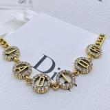 Classic Fashion  Alphabet Rhinestones Brass Neckalce Sweater Necklace Women's Necklace Jadior