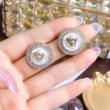 Fashion Personality Geometric Circle Beauty Head Shape Ladies Temperament Earrings