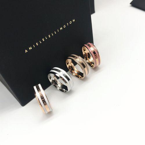 Titanium Steel Women Men Ring Couple Ring