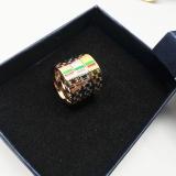 New Classic Letter Embossed Ring Fashion Wedding Ring Couple Ring High Quality Fashion Ring