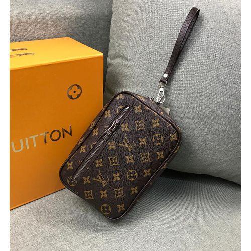 Zipper Clutch Bags Male Small Square Bag Men Wash Storage Bag