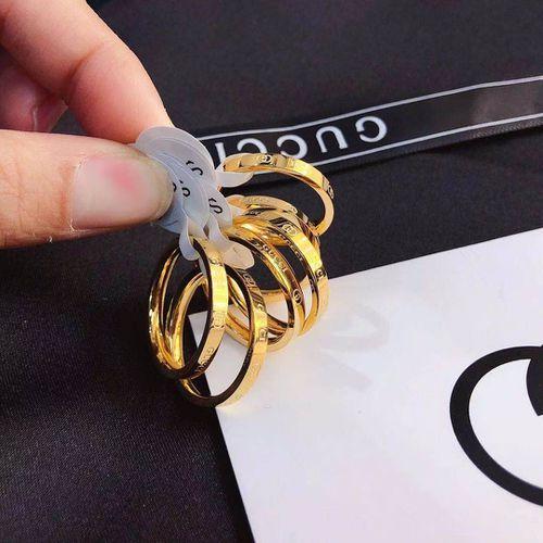 Ring Letter Ring Women's Ring Fashion Brass Material Ring