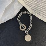 Hot T Brand Bracelet | Whole Body Titanium Steel Round With Letter Ot Bracelet Big Brand