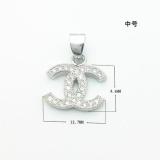 Women's Fashion Zircon White Copper Necklace