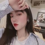 New Brass Swarovski Pearl Love Star Diamond Pearl Earrings Temperament Celebrity Earrings