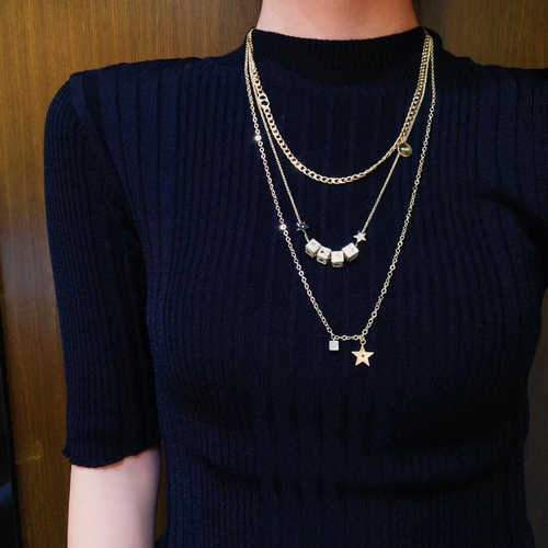 Hot Sale Sieve Starry Sky Necklace For Women Neckalce