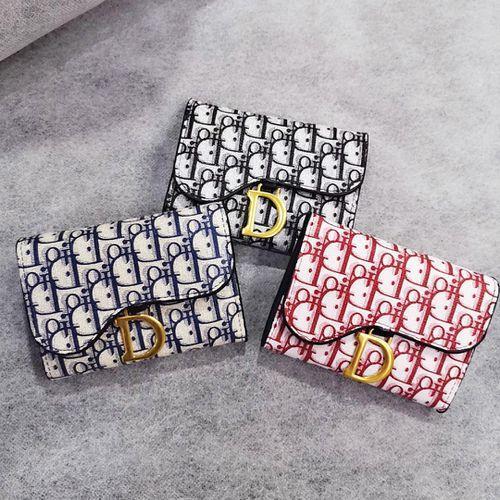 Women Wallet New Western Hardware Women's Short Multi-functional Three-fold Wallet