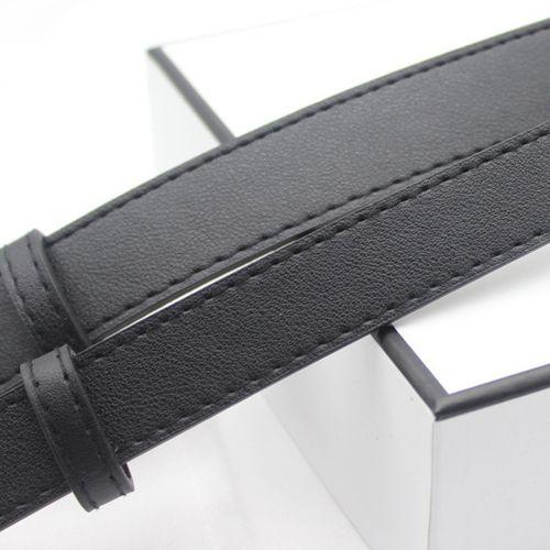 Belt Women's Belt Button PU Belt Fashion Decoration