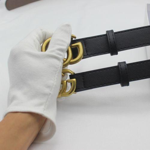 Belt Women's Belt Button PU Belt Fashion Decoration