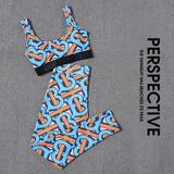 New Summer Pants Sportswear Swimsuit Split Two-piece Swimsuit Bikini High Elasticity