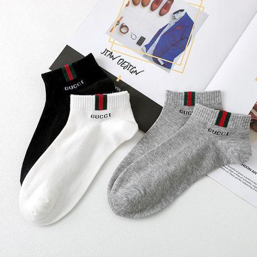 3 Pairs Summer Breathable Ankle Socks Low Cut Casual Cotton Fiber Short Boat Socks Elastic Men