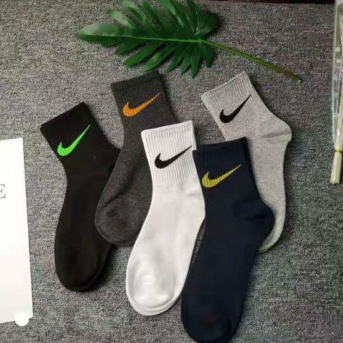 10 Pairs Cotton Knee-socks Men Socks Mid Calf Socks