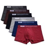 Mens Underwear 100% Cotton Shorts Underwear Boxer for Men Plus Size Comfortable Mid-waist Cotton