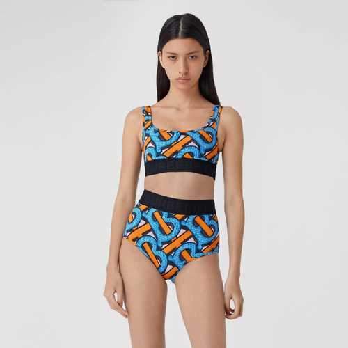 New Split Swimsuit Bikini Sports Suit U-shaped Back Top