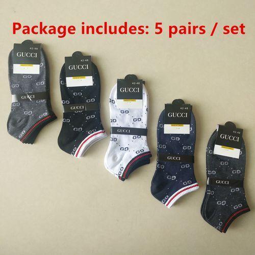 5 Pairs/set High Quality Cotton Socks For Men Medium-cut Socks Summer Winter Sporty Socks