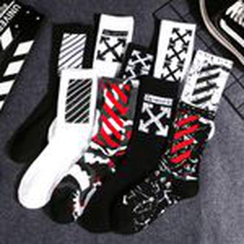 4Pairs 5Pairs Marble Tube Socks Hip Hip Cotton Socks Skateboard Socks
