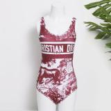 Summer Fashion Style Bikini European And American Seaside Vacation Swimwear Ladies Letter Print