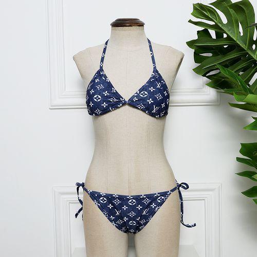 Fashion High Waist Bikini Set Bandeau Swimsuit Sexy Bikini Women Swimwear Two-pieces