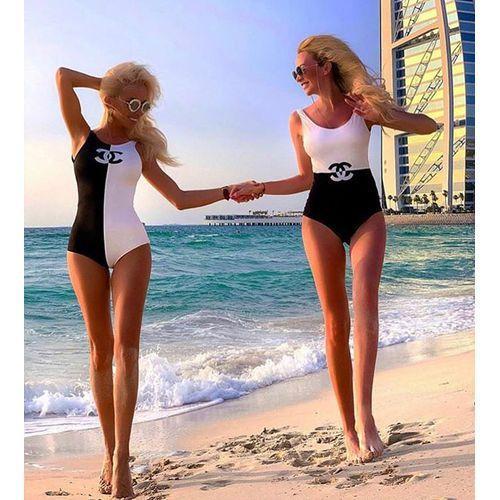 Woman Swimsuits One Piece Swimwear Push Up Bikini High Waist Bath Clothes Beach Swimming Suit