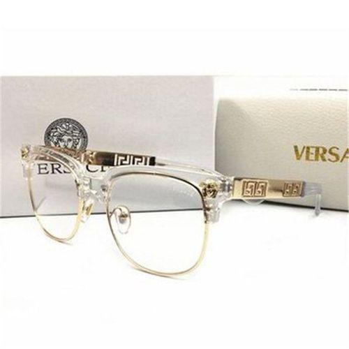 Women Men Sun Glasses Luxury Brand Round Retro Male UV400 Mirror Clear Lens