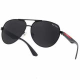 Men's And Women's Sunglasses, Frog Glasses, Thick Border With Red Logo On The Side