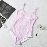 Luxury Brand Balmain Fashion Simple Swimsuit Letter Print Ladies Stretch Fitness Swimwear