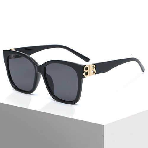 New Double B Fashion Square Frame Sunglasses Retro Net Red Street Shot Sunglasses Women Anti-UV