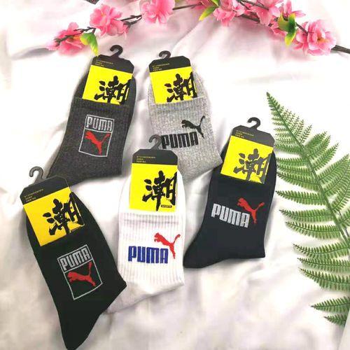 Men Socks Men Cotton Knee-socks Mid Calf Socks