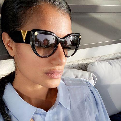 New Family Same Fashion Large Frame Square Sunglasses Female Toad Sunglasses