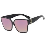 New Glasses Large Frame Net Red Women Sunglasses Fashion Square Frame Eyewear Sunglass