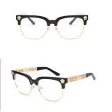 Women Men Sun Glasses Luxury Brand  Round Retro Male UV400 Mirror Clear Lens