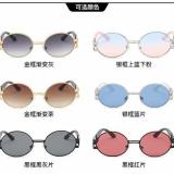 New Brand Design Fashion Sunglasses Metal Trend Retro Sunglasses European and American Fan