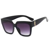 New Glasses Large Frame Net Red Women Sunglasses Fashion Square Frame Eyewear Sunglass