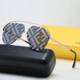 New Fashion Trend Sunglasses Metal Avant-garde Leisure Large Frame Sunglasses