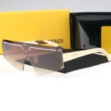 New Sunglasses Fashion Metal Trend Classic One Lens Sunglasses